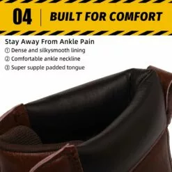 ANGRYRAM Bottes De Travail Pour Hommes Bottes En Acier/Douce Douce, Imperméable Slip Résistant Industriel & Construction Bottes De Travail -Des chaussures d'hiver Soldes Magasin 71tySHDZcL. AC UL1500