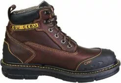 Bottes De Travail Pour Orteils En Acier Pour Hommes CEBU, Botte En Dentelle De 6 Pouces, Protection Du Bouclier En Caoutchouc, Résistante à L'huile Et Aux Acides, Idéales Pour La Fabrication, L'utilité, L'entrepôt Et Plus Encore, BorceShark -Des chaussures d'hiver Soldes Magasin 71u7DoIIMiL. AC UL1427