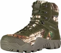 FREE SOLDIER Outdoor Hommes Tactical Military Boots Suede Cuir Bottes De Travail Combat Chasse Bottes?Camo 10,5