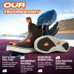 HISEA Femmes Cheville Pluie Bottes, En Caoutchouc De Pêche Deck Bottes, Bottes De Jardin Pour Femmes Étanche 12 HISEA Femmes Cheville Pluie Bottes, En Caoutchouc De Pêche Deck Bottes, Bottes De Jardin Pour Femmes Étanche -Des chaussures d'hiver Soldes Magasin 71zA6ffoyeL. AC UL1500