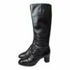 Bottes En Cuir Noir- 37 -Des chaussures d'hiver Soldes Magasin 7f69135b f419 41a1 8148 02bca7042ece 1
