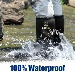 Kalkal Bottes En Caoutchouc Pour Hommes, Mid Calf Imperméable Bottes De Pluie, Avec 5mm Néoprène Isolé Hommes Bottes, Étanche Travail Bottes Pour Mud Chasse Jardinage Travail En Plein Air Agriculture Pêche (Size 8-13) -Des chaussures d'hiver Soldes Magasin 810WfD6YwiL. AC UL1500