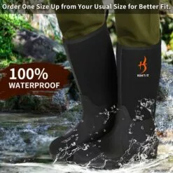 HUNTIT En Caoutchouc Bottes De Travail Pour Hommes Kevlar Midsole Acier Toe Multi-Saison Étanche En Caoutchouc Bottes 5mm Néoprène 400g Isolé Pluie Bottes Anti Glissement Boue Bottes 10 HUNTIT En Caoutchouc Bottes De Travail Pour Hommes Kevlar Midsole Acier Toe Multi-Saison Étanche En Caoutchouc Bottes 5mm Néoprène 400g Isolé Pluie Bottes Anti Glissement Boue Bottes -Des chaussures d'hiver Soldes Magasin 810dGw1A7VL. AC UL1500