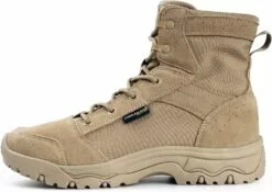 SOLDAT GRATUIT Bottes De Randonnée Tactiques Pour Hommes 6 Pouces Bottes De Travail Respirantes Légères Bottes De Désert Militaire