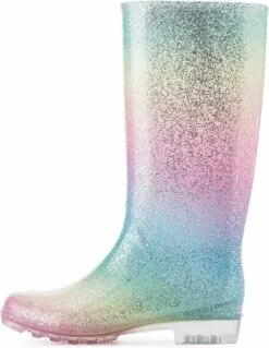 KomForme Bottes De Pluie Haute Imperméable Pour Femmes Glitter, Matte Et Gradient -Des chaussures d'hiver Soldes Magasin 81G4ObiGOdL. AC UL1500