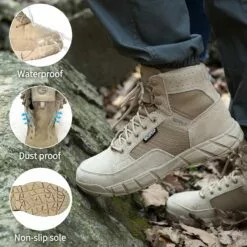 FREE SOLDIER Étanche Randonnée Bottes De Travail Hommes De Bottes Tactiques 6 Pouces Léger Militaire Bottes Respirant Desert Bottes (Tan, 11.5W) 14 FREE SOLDIER Étanche Randonnée Bottes De Travail Hommes De Bottes Tactiques 6 Pouces Léger Militaire Bottes Respirant Desert Bottes (Tan, 11.5W) -Des chaussures d'hiver Soldes Magasin 81HlpYfFJ6L. AC SL1500