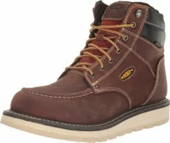 KEEN Utility Hommes Cincinnati 6" Étanche Doux Orteil Wedge Bottes De Travail, Tuscan Rouge/Enveloppe, 9