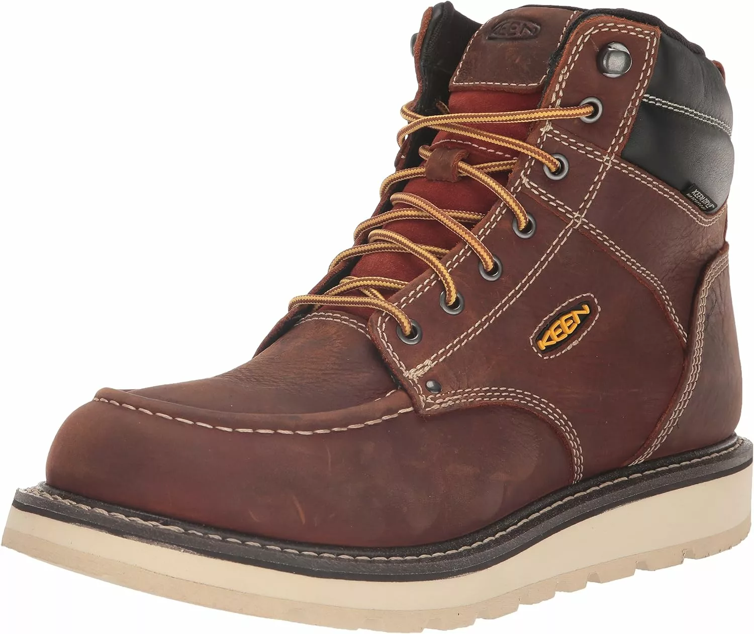 KEEN Utility Hommes Cincinnati 6" Étanche Doux Orteil Wedge Bottes De Travail, Tuscan Rouge/Enveloppe, 9 3 KEEN Utility Hommes Cincinnati 6" Étanche Doux Orteil Wedge Bottes De Travail, Tuscan Rouge/Enveloppe, 9