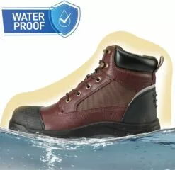 Bottes De Travail HANDMEN Pour Hommes, Chaussures De Travail Pour Hommes Imperméables Composites De 6 ", Chaussures De Travail Antistatique De Sécurité Anti-fuite Sans Glissement Et Sans Glissement 81N03 -Des chaussures d'hiver Soldes Magasin 81K27xmokJL. AC UL1500