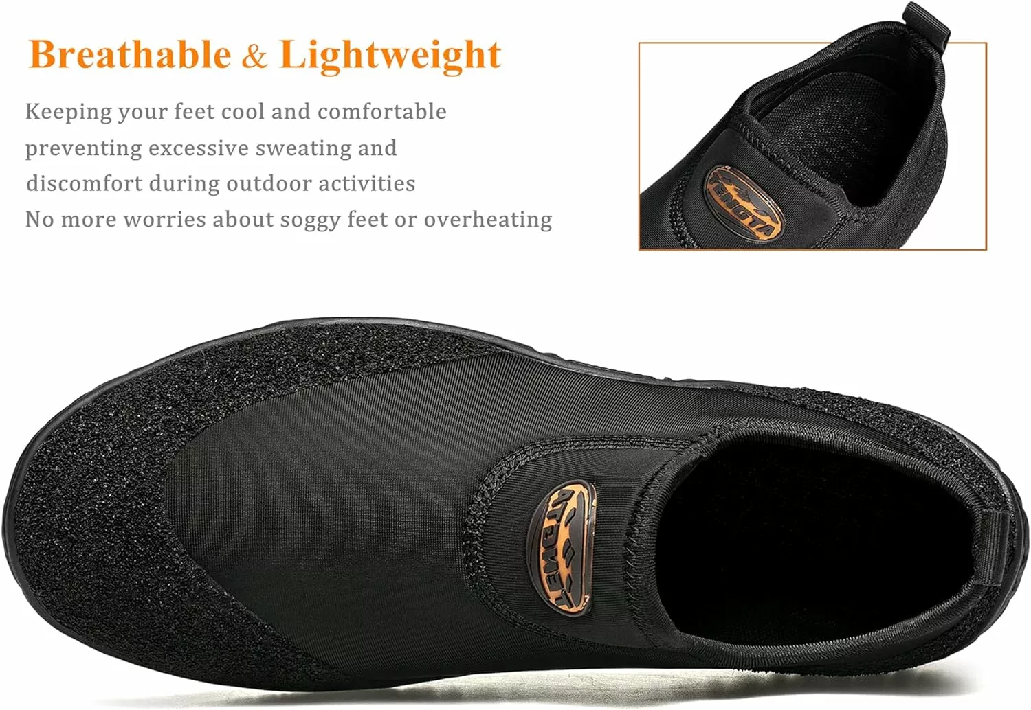 TENGTA Hommes De Néoprène Boue Bottes Léger Slip-on Jardin Chaussures Faible Court En Caoutchouc Pluie Bottes Pour Jardinage, Camping Et Yard Travail 6 TENGTA Hommes De Néoprène Boue Bottes Léger Slip-on Jardin Chaussures Faible Court En Caoutchouc Pluie Bottes Pour Jardinage, Camping Et Yard Travail – Image 4