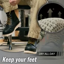 Bottes De Travail En Acier ROCKROOSTER Pour Hommes Avec Orteil Moc, Botte De Travail Confortable Durable De 6 Pouces ( VAP2301 ) -Des chaussures d'hiver Soldes Magasin 81T2jCB0lL. AC UL1500