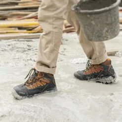 NORTIV 8 Étanche En Acier Toe Bottes De Travail Sécurité Résistant à La Ponction En Caoutchouc Construction Bottes -Des chaussures d'hiver Soldes Magasin 81T4s8lVaDL. AC UL1500