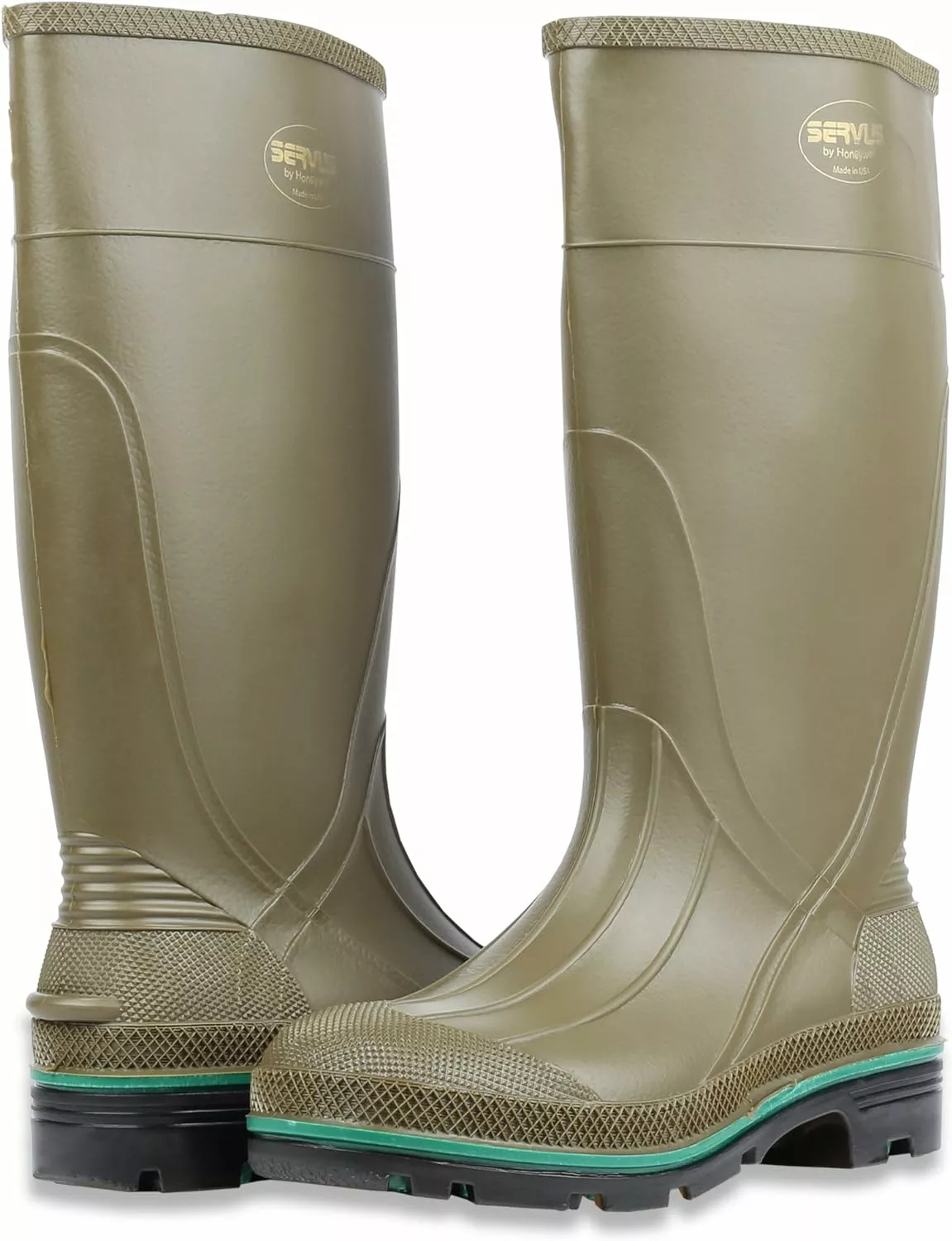 Servus MAX 15" PVC Résistant Aux Produits Chimiques Soft Toe Hommes Bottes De Travail, Olive, Vert Et Brun (75120), Taille 7 9 Servus MAX 15" PVC Résistant Aux Produits Chimiques Soft Toe Hommes Bottes De Travail, Olive, Vert Et Brun (75120), Taille 7 – Image 7