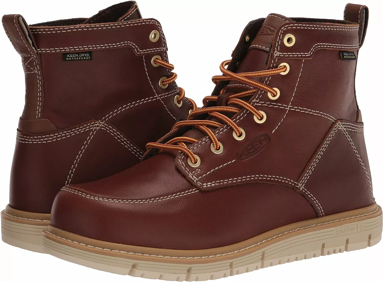 KEEN Utility Hommes San Jose 6" Doux Orteil Étanche Wedge Bottes De Travail, Écaille Shell/Star Blanc, 13 Wide 9 KEEN Utility Hommes San Jose 6" Doux Orteil Étanche Wedge Bottes De Travail, Écaille Shell/Star Blanc, 13 Wide – Image 7