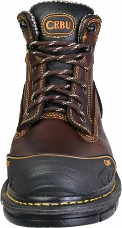 Bottes De Travail Pour Orteils En Acier Pour Hommes CEBU, Botte En Dentelle De 6 Pouces, Protection Du Bouclier En Caoutchouc, Résistante à L'huile Et Aux Acides, Idéales Pour La Fabrication, L'utilité, L'entrepôt Et Plus Encore, BorceShark -Des chaussures d'hiver Soldes Magasin 81XIpAnnpdL. AC UL1500