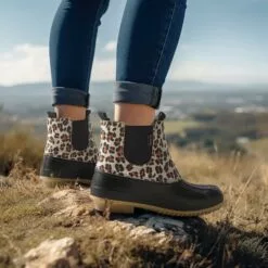 HISEA Women & # X27; S Bottes De Pluie De Canard Botte De Chelsea Imperméable à La Cheville Pour L'extérieur -Des chaussures d'hiver Soldes Magasin 81Z1hSWsY5L. AC UL1500