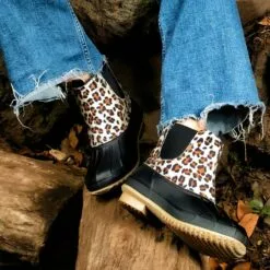 HISEA Women & # X27; S Bottes De Pluie De Canard Botte De Chelsea Imperméable à La Cheville Pour L'extérieur -Des chaussures d'hiver Soldes Magasin 81ZKC6WU58L. AC UL1500