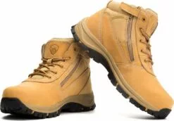 Bottes De Travail Pour Hommes OUXX, Fermeture à Glissière YKK, Chaussures De Sécurité En Cuir De Caoutchouc Résistant Aux Pointes En Acier, étanches, à La Perforation ( OX2518 ) -Des chaussures d'hiver Soldes Magasin 81aqIcg4oLL. AC UL1500