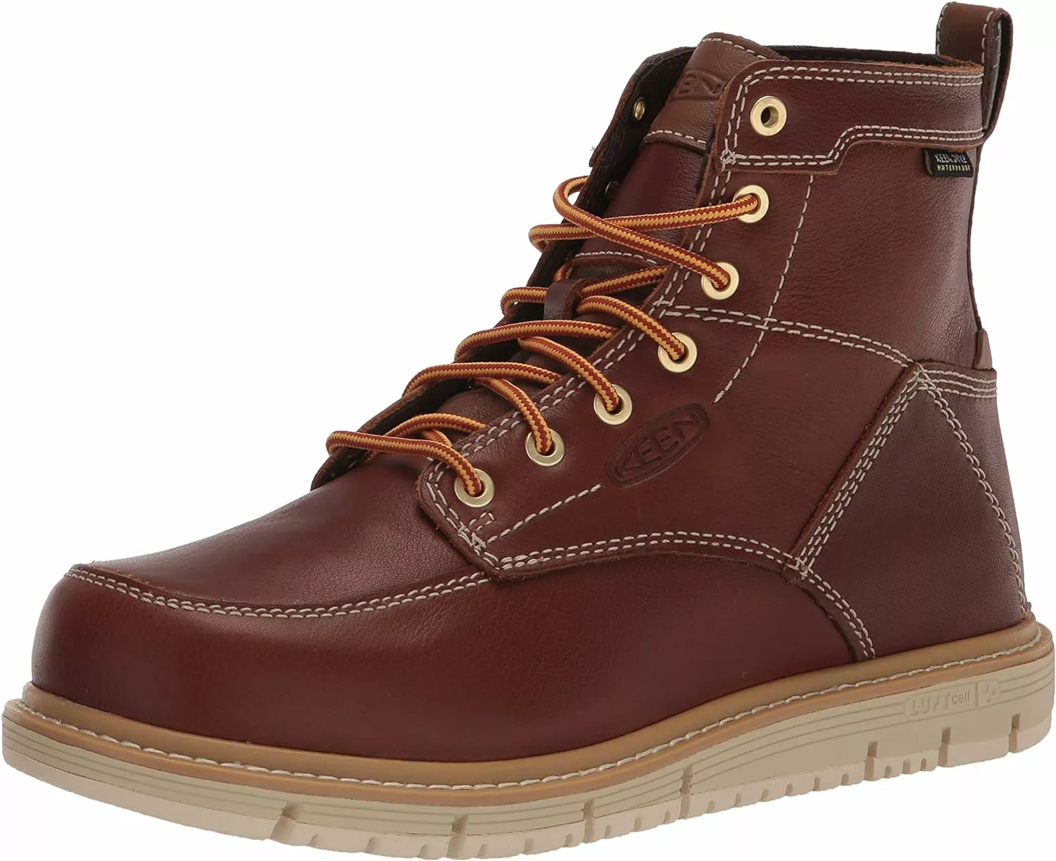 KEEN Utility Hommes San Jose 6" Doux Orteil Étanche Wedge Bottes De Travail, Écaille Shell/Etoile Blanc, 3 KEEN Utility Hommes San Jose 6" Doux Orteil Étanche Wedge Bottes De Travail, Écaille Shell/Etoile Blanc,