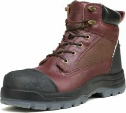 Bottes De Travail HANDMEN Pour Hommes, Chaussures De Travail Pour Hommes Imperméables Composites De 6 ", Chaussures De Travail Antistatique De Sécurité Anti-fuite Sans Glissement Et Sans Glissement 81N03