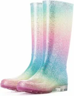 KomForme Bottes De Pluie Haute Imperméable Pour Femmes Glitter, Matte Et Gradient 10 KomForme Bottes De Pluie Haute Imperméable Pour Femmes Glitter, Matte Et Gradient -Des chaussures d'hiver Soldes Magasin 81lVvjumdZL. AC UL1500