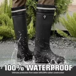 HSBDNZQ Bottes De Pluie Pour Hommes Étanche Hommes Genou Haute Bottes En Caoutchouc Avec PVC, Confort Léger Travail Boue Bottes, Durable Slip Jardin Bottes Pour Le Jardinage Pêche 10 HSBDNZQ Bottes De Pluie Pour Hommes Étanche Hommes Genou Haute Bottes En Caoutchouc Avec PVC, Confort Léger Travail Boue Bottes, Durable Slip Jardin Bottes Pour Le Jardinage Pêche -Des chaussures d'hiver Soldes Magasin 81mJJMFRXYL. AC UL1500