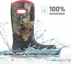 Bottes De Pluie HISEA Pour Femmes Bottes En Caoutchouc Pour Mi-mollet Bottes Isolées En Néoprène Imperméables Pour Le Jardinage De Travail De La Boue -Des chaussures d'hiver Soldes Magasin 81miBZya7GL. AC UL1500