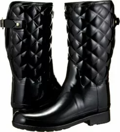 Hunter Bottes De Pluie Courtes Et Brillantes Raffinées Pour Femmes -Des chaussures d'hiver Soldes Magasin 81n3yQoys6L. AC UL1500