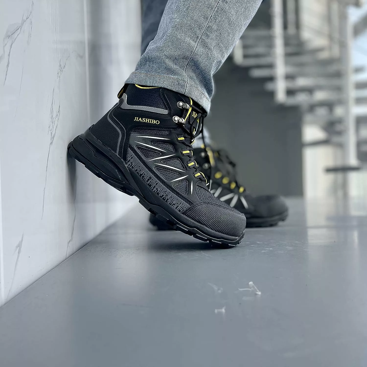 Bottes De Wok En Acier Blapek Pour Hommes - Bottes De Travail Isolées Homme Chaussures En Acier Chaussures De Construction Confortable Bottes Léger Travail Et Sécurité Bottes D'orteil Cadeaux Pour Travailleurs De Construction Pour Construction 7 Bottes De Wok En Acier Blapek Pour Hommes - Bottes De Travail Isolées Homme Chaussures En Acier Chaussures De Construction Confortable Bottes Léger Travail Et Sécurité Bottes D'orteil Cadeaux Pour Travailleurs De Construction Pour Construction – Image 5