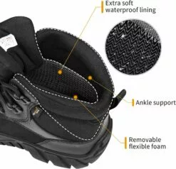 SOLDAT GRATUIT Bottes De Travail Tactique Imperméables Pour Hommes Bottes De Randonnée Bottes Militaires Légères En Plein Air -Des chaussures d'hiver Soldes Magasin 81sATmfr7ML. AC UL1500