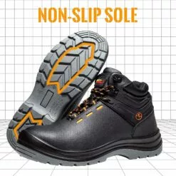 SÉCURITÉ LOONG Bottes De Travail Pour Hommes Composite Toe Large Confortable Étanche En Cuir Sécurité Bottes De Travail 10 12 SÉCURITÉ LOONG Bottes De Travail Pour Hommes Composite Toe Large Confortable Étanche En Cuir Sécurité Bottes De Travail 10 -Des chaussures d'hiver Soldes Magasin 81tDm00T3GL. AC SL1500