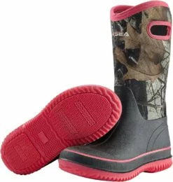 Bottes De Pluie HISEA Pour Femmes Bottes En Caoutchouc Pour Mi-mollet Bottes Isolées En Néoprène Imperméables Pour Le Jardinage De Travail De La Boue