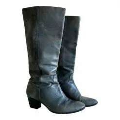 Bottes En Cuir Et Daim- 38,5 / 39