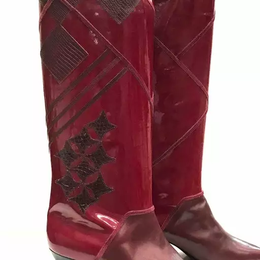 Bottes En Cuir 80's- 40 6 Bottes En Cuir 80's- 40 – Image 4