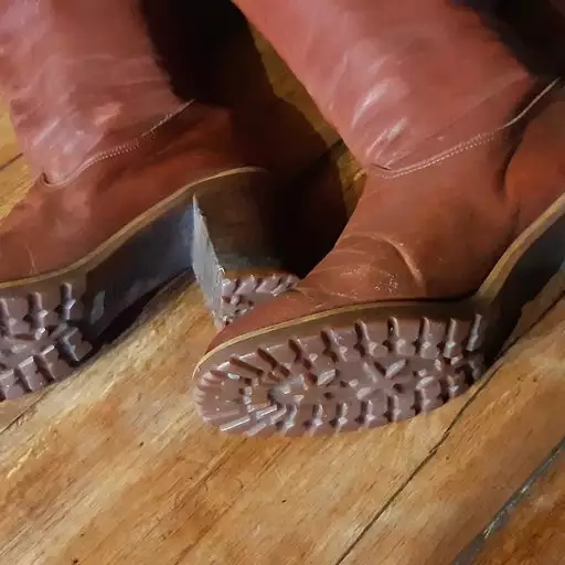 Bottes En Cuir- 35 / 35,5 5 Bottes En Cuir- 35 / 35,5 – Image 3