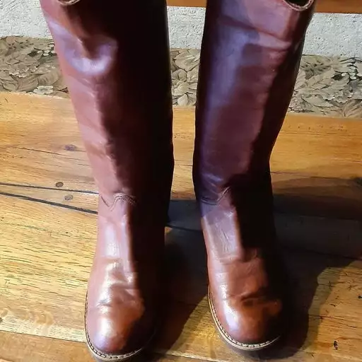 Bottes En Cuir- 35 / 35,5 4 Bottes En Cuir- 35 / 35,5 – Image 2