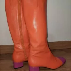 Bottes En Cuir Carel- 38,5 -Des chaussures d'hiver Soldes Magasin Bottes en cuir 5 1