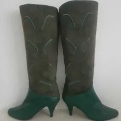 Bottes En Cuir Et Daim- 37 -Des chaussures d'hiver Soldes Magasin Bottes en cuir et daim 3