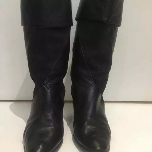 Bottes En Cuir Et Daim- 35,5 4 Bottes En Cuir Et Daim- 35,5 – Image 2