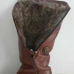 Bottes En Cuir Fourré- 37 12 Bottes En Cuir Fourré- 37 -Des chaussures d'hiver Soldes Magasin Bottes en cuir fourrC3A9 3