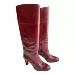 Bottes En Cuir- 36 / 36,5 / 37