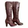 Bottes à Talons En Cuir Bordeaux- 37 -Des chaussures d'hiver Soldes Magasin bb3dd85f 3aa4 476c b752 99fcf3f379c2