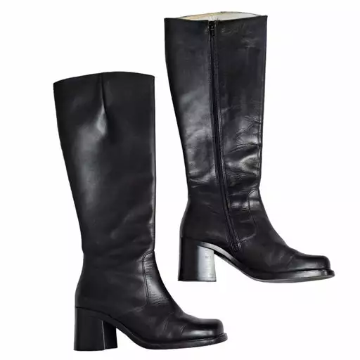 Bottes En Cuir- 37,5 4 Bottes En Cuir- 37,5 – Image 2