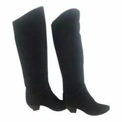 Bottes En Cuir Et Daim- 37,5 / 38