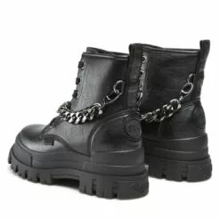 Bottes De Randonnée Buffalo Aspha Chain BN1622072 Black/Silver Chain -Des chaussures d'hiver Soldes Magasin bottes de randonnee buffalo aspha chain bn1622072 black silver chain 2