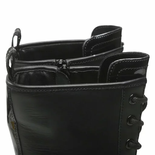 Bottes De Randonnée Calvin Klein Jeans Flatform Laceup Boot Patent YW0YW00852 Black BDS 7 Bottes De Randonnée Calvin Klein Jeans Flatform Laceup Boot Patent YW0YW00852 Black BDS – Image 5