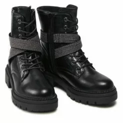 Bottes De Randonnée  Jenny Fairy WS5579-19 Black -Des chaussures d'hiver Soldes Magasin bottes de randonnee jenny fairy ws5579 19 black 4