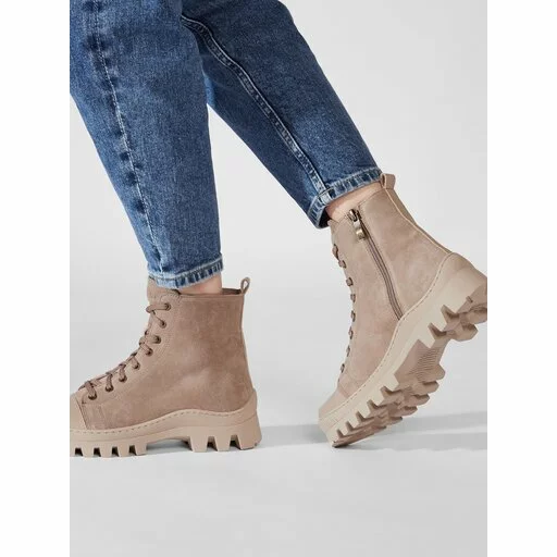 Bottes De Randonnée Nessi 21091 Beż W1 8 Bottes De Randonnée Nessi 21091 Beż W1 – Image 6