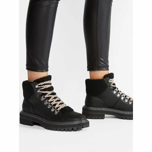 Bottes De Randonnée ONLY Shoes Onlbeth-5 Pu Fur Lace Up Boot 15271997 Black 8 Bottes De Randonnée ONLY Shoes Onlbeth-5 Pu Fur Lace Up Boot 15271997 Black – Image 6