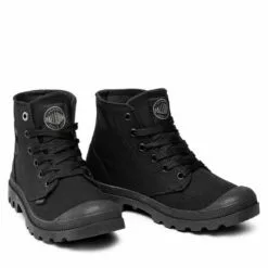 Bottes De Randonnée  Palladium Mono Chrome 73089-001-M Black -Des chaussures d'hiver Soldes Magasin bottes de randonnee palladium mono chrome 73089 001 m black 4
